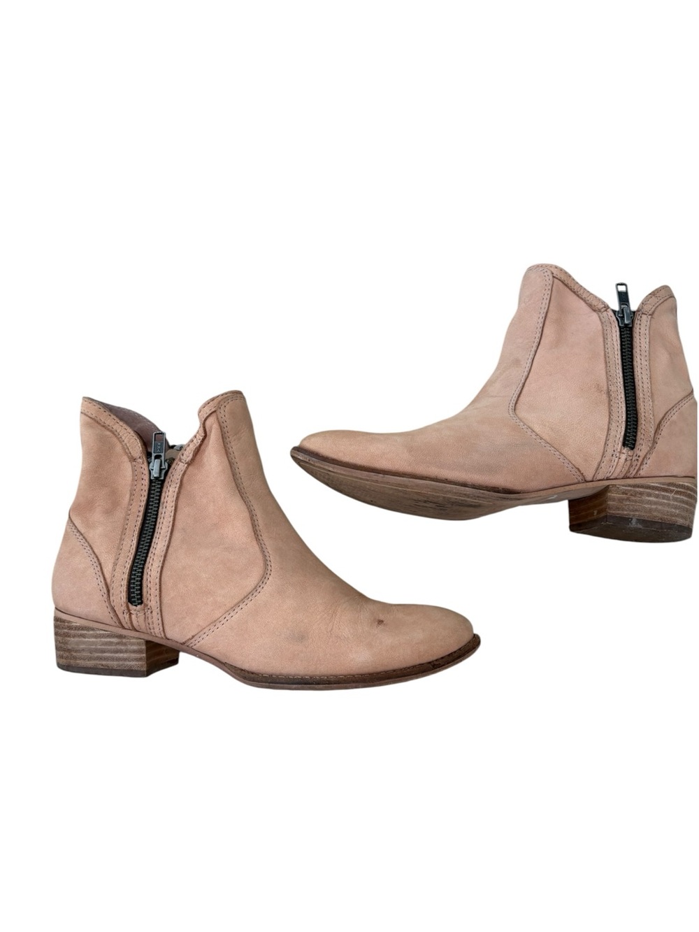 Seychelles Lucky Penny Ankle Boots Tan Sz 7.5